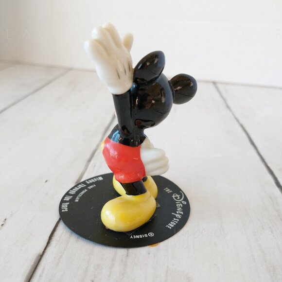 Disney Mickey Through the Years Mickey Mouse Porcelain Figurine Vtg Collectible - Picture 5 of 8